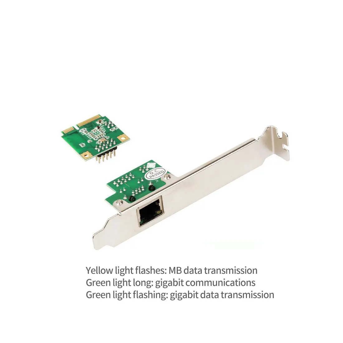 Настольный компьютер мини PCI-Express Gigabit Ethernet RJ45 Порты и разъёмы адаптер 10/100/1000 Base-T