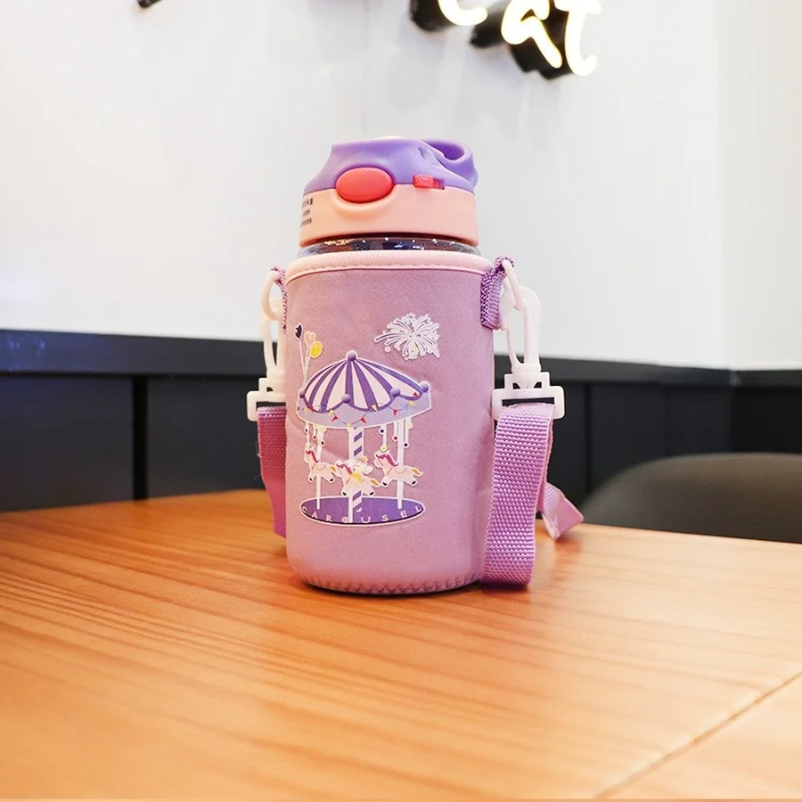 

Plastic Sport Kids Water Bottle Cute Children Drinking Water Bottle Healthy Plastic Portable Botella Agua Travel Kettle DF50WB