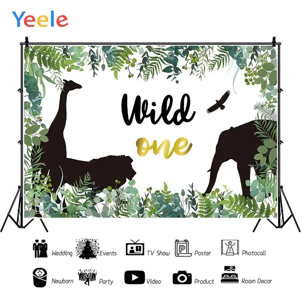 Yeele Safari Wild One на заказ портретный День Рождения украшения фотографические фоны фотографии фоны для фотостудии
