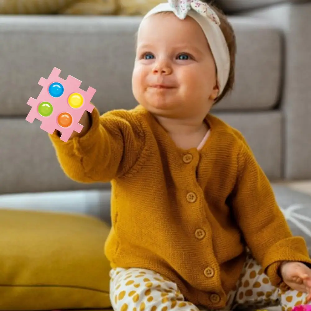 Los ni&ntilde;os rompecabezas juguetes innovadores Splicable juguete relajante chico s temprano juguete chico adultos Stress Reliever Juguetes-5