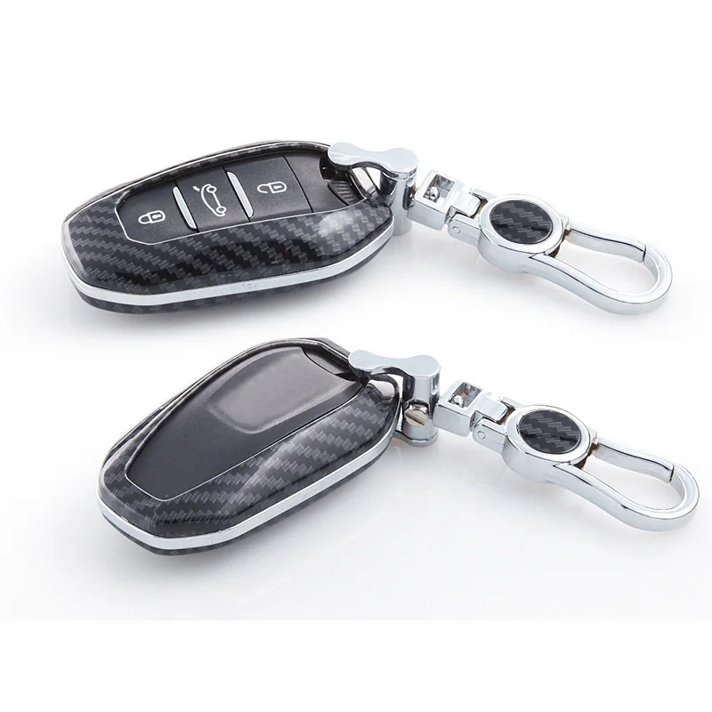 

Key Cover Fob Case Chain For Peugeot 508 3008 5008 Citroen C3 C5 Aircross Grand C4 Picasso DS 4S 5 3 7 Crossback DS3 DS5 DS7