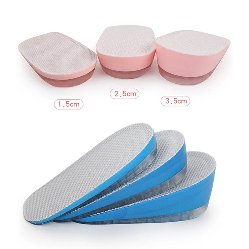 

5Shoe Insoles Breathable Full Half Insole Heighten Heel Insert Sport Shoe Pad Cushion Unisex 1.5-3.5cm Height Increase Insoles