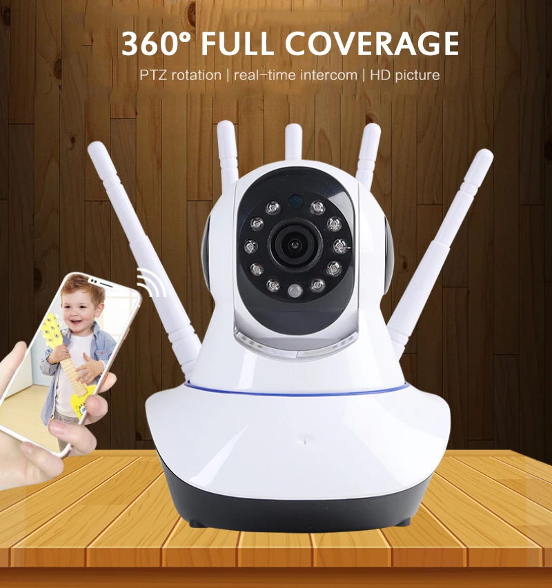 Новый дом безопасности IP Камера Wi Fi 1080P 720 Беспроводной сети CCTV наблюдения Ночное