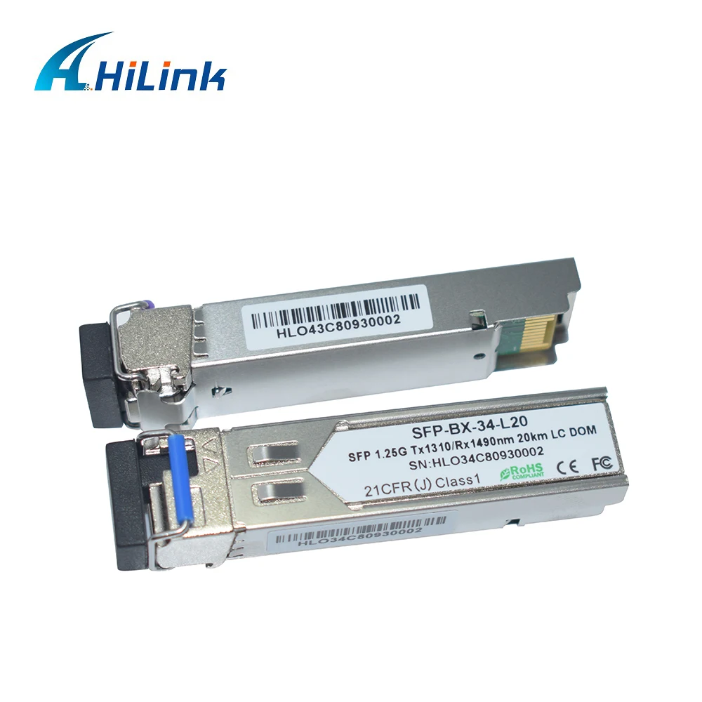 Free shipping! Fiber Optical Transceiver/Module 1.25G SFP BiDi 20km 1310/1490nm LC Bidi | Мобильные телефоны и аксессуары