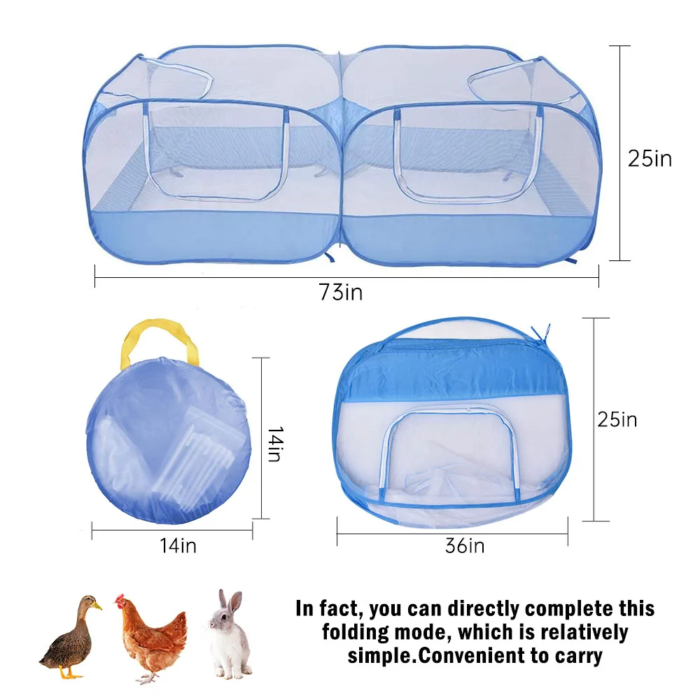 

Portable Outdoor Kennels Fences Dog Tent Houses For Dogs Foldable Indoor Puppy Cats Pet Octagon Fence