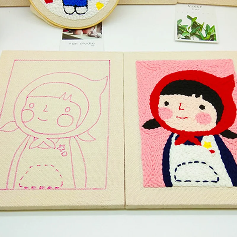 Набор для вышивки крестиком Easy Punch с рисунком рамкой начинающих ручная работа