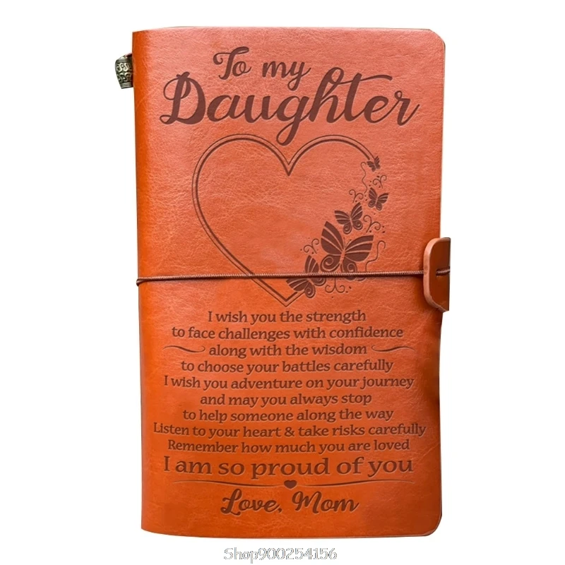 

Vintage Leather Sketch Book Handmade Journal Notebook Diary Hand Account to My Daughter Schedule Notepad N24 20 Dropship