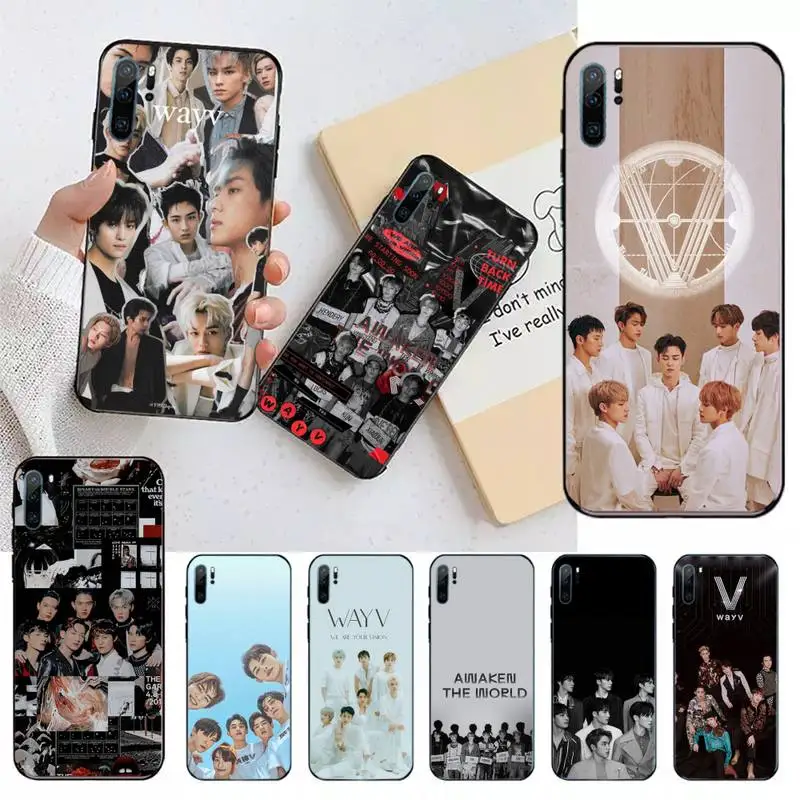 

WayV Korean KPOP Boy group Phone Case For Huawei honor Mate 10 20 30 40 i 9 8 pro x Lite P smart 2019 nova 5t