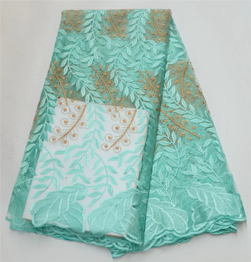 Горячая Распродажа нигерийские кружевные ткани высокого качества африканская