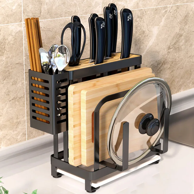 304 нержавеющая сталь многофункциональные кухонные стеллажи ножи разделочная