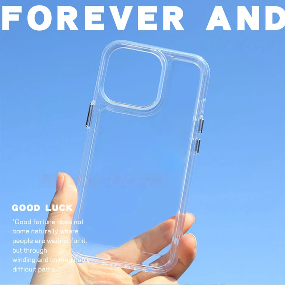 Высококачественный прозрачный бронированный противоударный чехол для iPhone 13 11 Pro