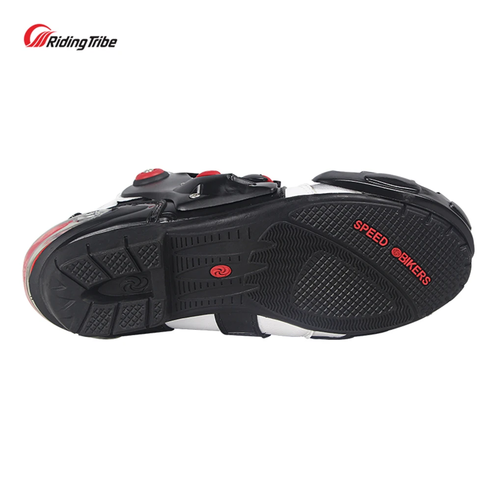 Ботинки в байкерском стиле Водонепроницаемая Обувь для мотокросса обувь мужчин