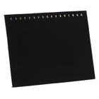 Черный органайзер для демонстрации ожерелья и ювелирных изделий с 17 крючками (демонстрация ожерелья с 17 крючками)