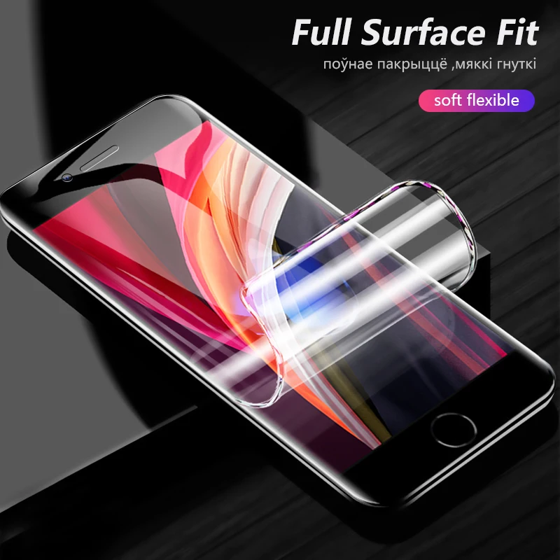 Изогнутая 3d пленка CHYI для iPhone SE 2020 защита экрана без пузырьков 4 7 дюйма полное