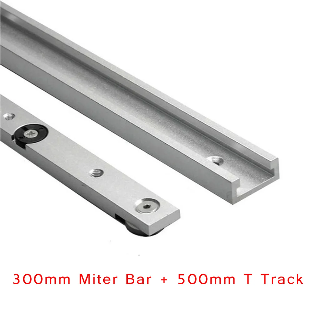 

1Set 1*Miter Bar Aluminum Alloy 1*Miter Track Woodworking Tool Slider Table Saw