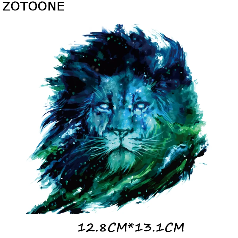ZOTOONE Утюг на теплопередачи патчи для одежды Череп нашивки в виде животных DIY полосы аппликация на футболку на заказ стикер E - Цвет: ZT1530