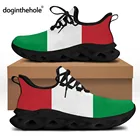 Кроссовки doginthehole мужские с рисунком итальянского флага, Повседневная летняя дышащая удобная мягкая легкая обувь, 2021