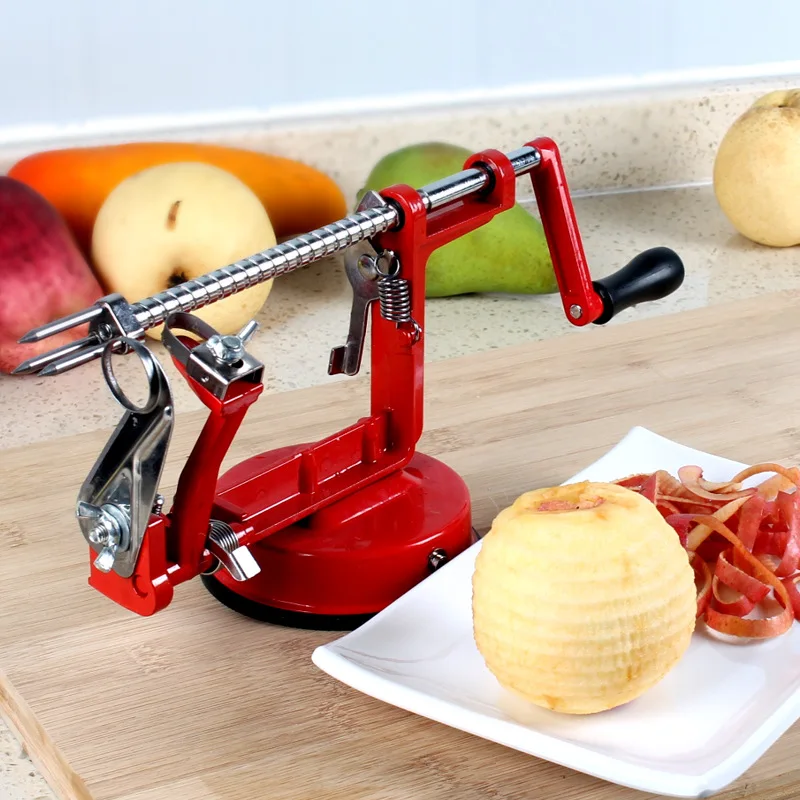 

Stainless Steel Apple Peeler Corer Slicer Suction Base Durable Heavy Duty Blade Peelers Apple Fruit Slinky Machine Peeled Tools