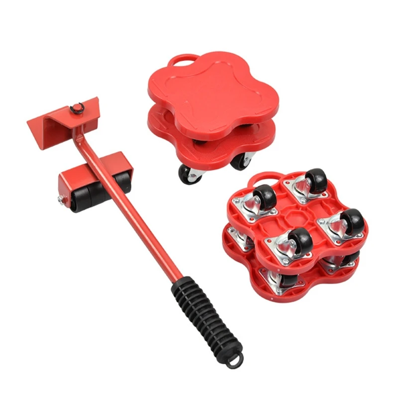 

Heavy Duty Furniture Lifter Furniture Slides Kit 360° Rotatable (Red) Furniture Sliders Furniture Handling Tool