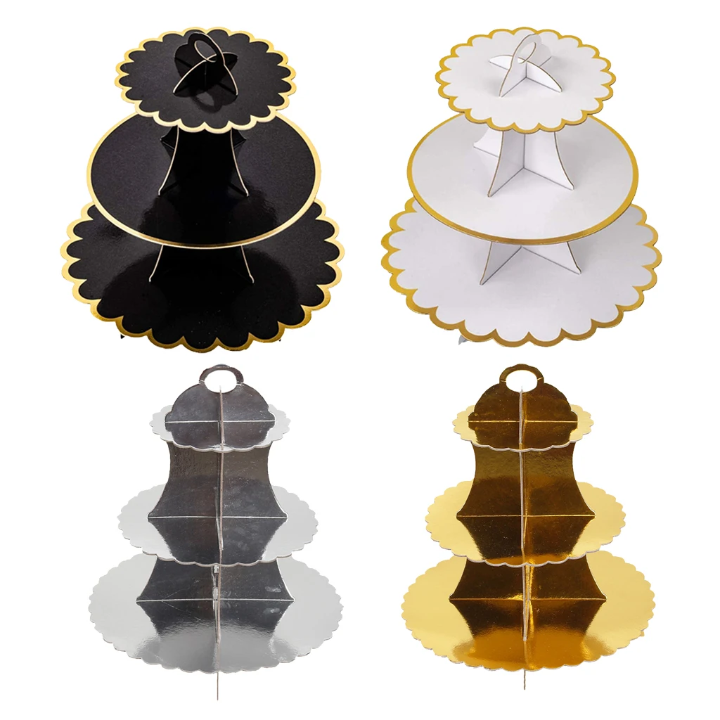 

3 Tier Cupcake Stand Cake Food Display Holder Baby Shower Birthday Decor