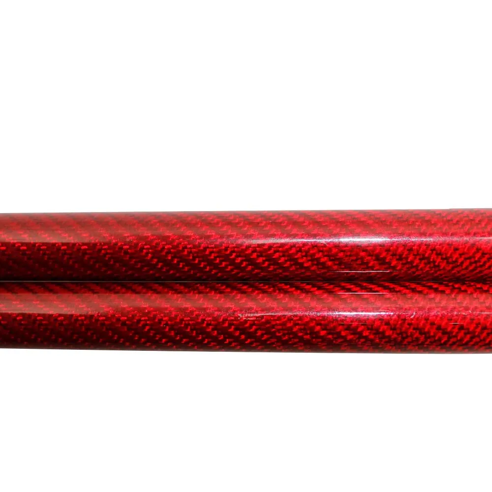 red carbon fiber Для Toyota Hiace низкий крыша фургон 2005 вверх левый и правый paire автоматическая задняя дверь загрузки лифт поддержка углеродного волокна газа стойки Весна 66 см - Цвет: red carbon fiber