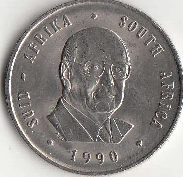 ЮАР памятная монета 1 Rand 1990 PW Edition Africa 100% настоящие оригинальные монеты в старом