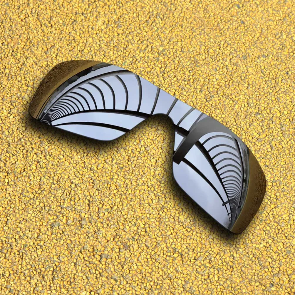 Серебряные зеркальные и сменные поляризационные линзы Midnight Sun Mirrored для оправы