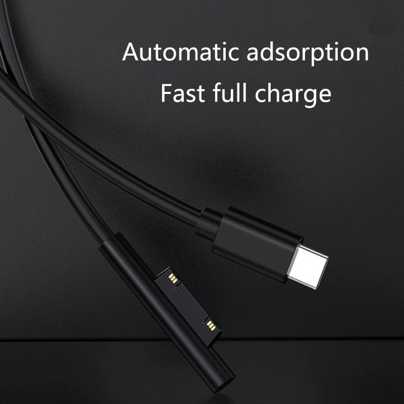 1.5m USB C Type C Power Supply Charger Adapter 15V 3A PD Fast Charging Cable Cord for Surface Pro 7/6/54/3 Book/Book 2 images - 6