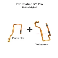 100 original power onoff volume side button key flex cable for realme x7 pro x7pro power volume audio replacement parts