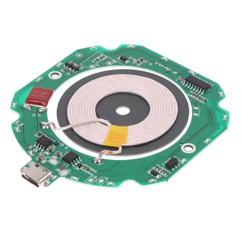 15W Qi Fast Wireless Charger PCBA Circuit Board Transmitter Module+Coil Charging