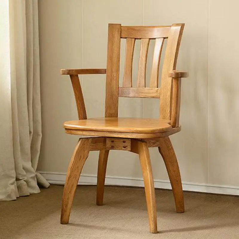 Стул из массива дерева 1999 стул для компьютера дуба с простой спинкой учебы офиса