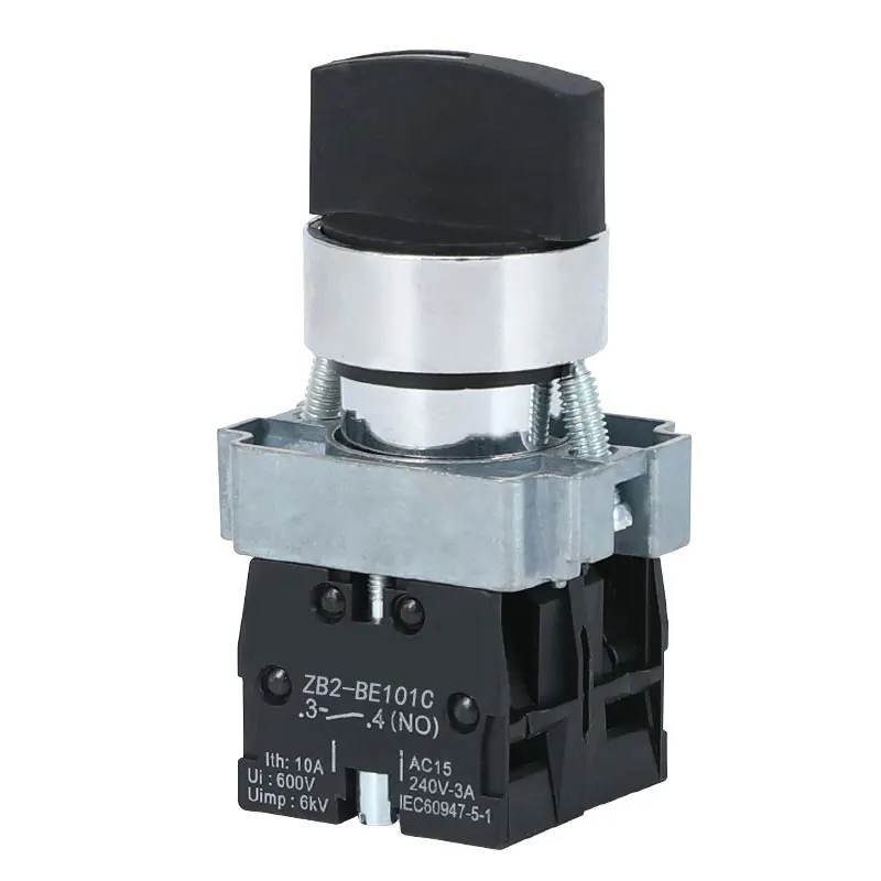 22 мм XB2 BD33 3 позиции 2NO ручка переключателя 10A/415V Lock для видеокамеры при выборе