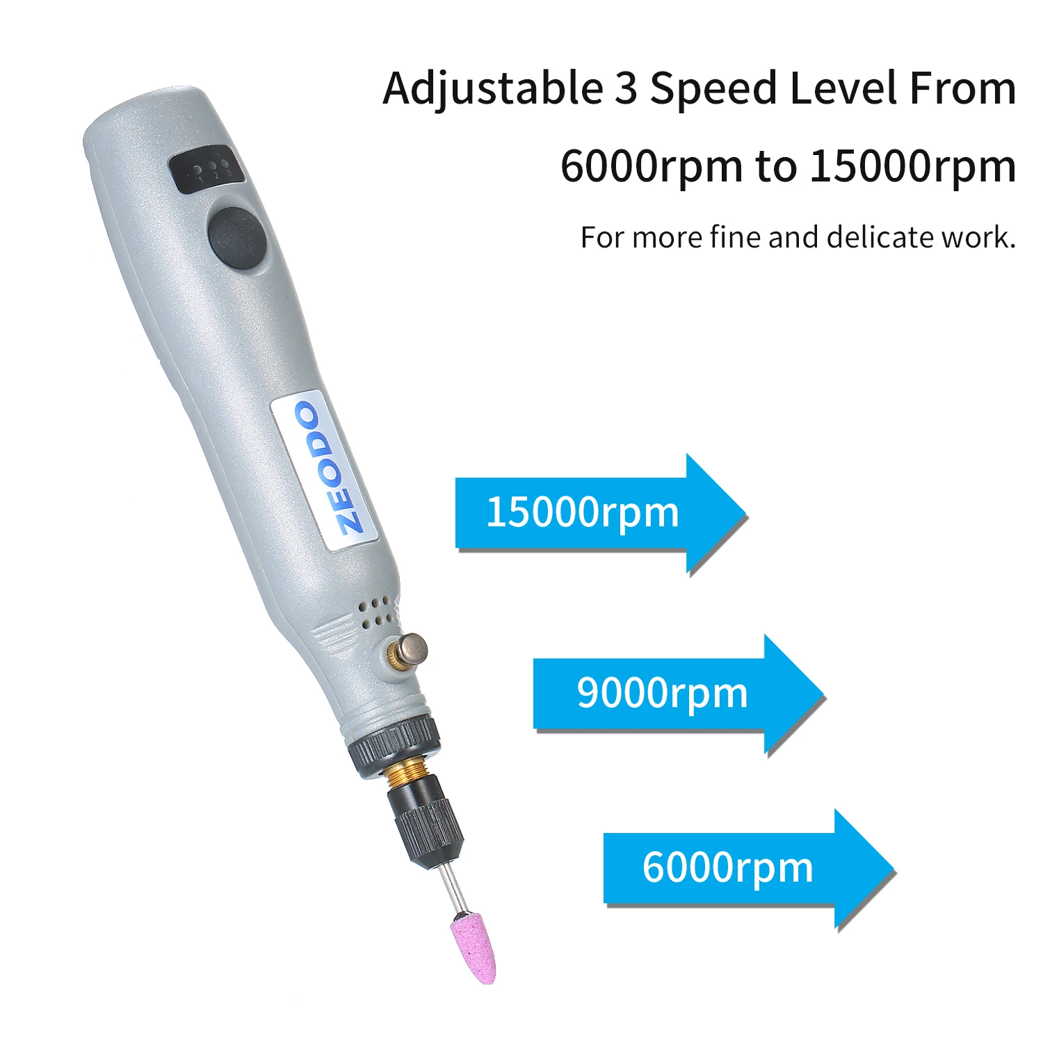 

Mini Electric Grinder Set Power Rotary Tool Rechargeable 3 in1 Polisher Driller Grinder Pen Machine Kit with 21Pcs Accessories