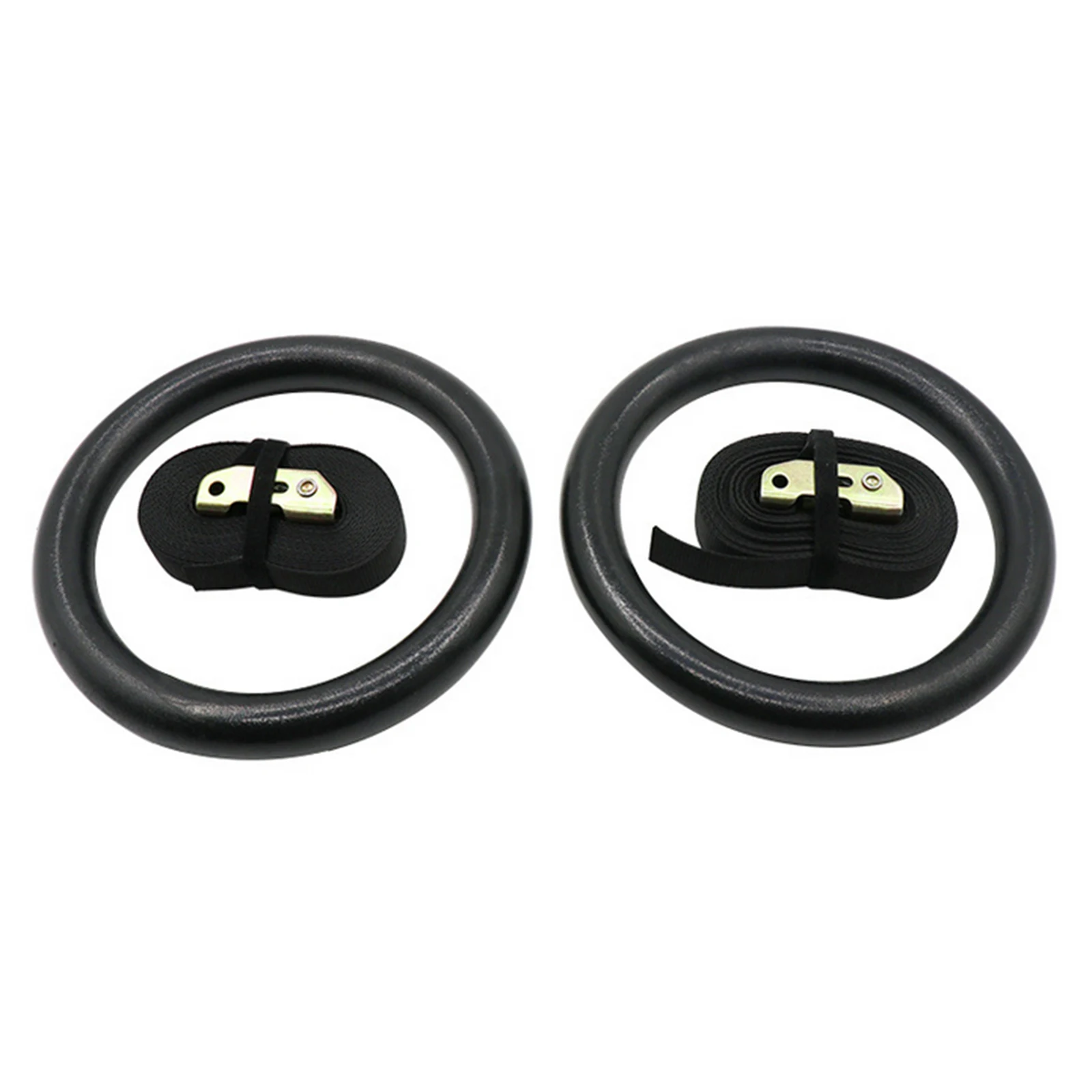 Кольца для упражнений из АБС-пластика Нескользящие регулируемые ремни с пряжкой