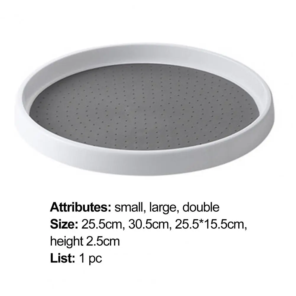 

70% Dropshipping!!Storage Rack Convenient Rotating Plastic Multifunctional Kitchen Turntable Stand for Home