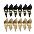 Свадебное украшение 10 шт. свадебные конфетти кружевные бумажные лепестки конфеты размещение конусы-Конфетти свадебный душ товары для вечевечерние