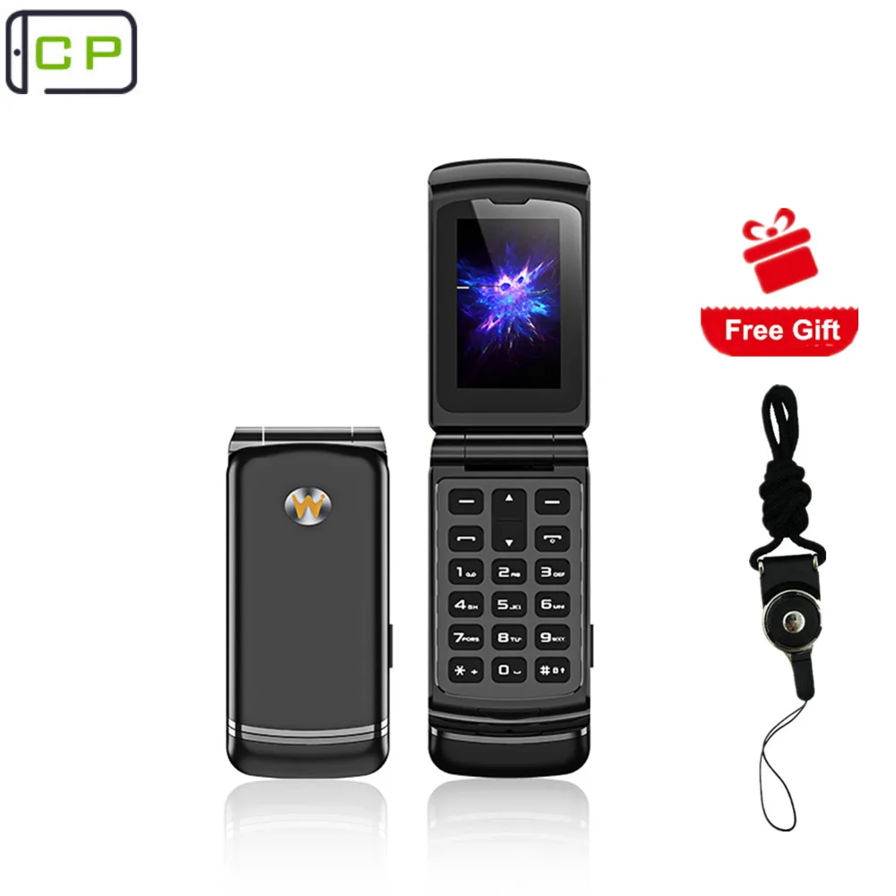 Сотовый телефон Ulcool F1 Mini раскладушка 1 08 дюйма одна Sim-карта гарнитура