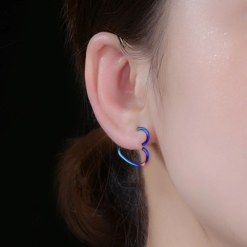 Кольцо из хирургической стали для прокола хрящевой ткани козелка ушной раковины