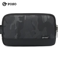 poso brand eco friendly travel hangbag storage bag splashproof oxford men multifunctional wallet