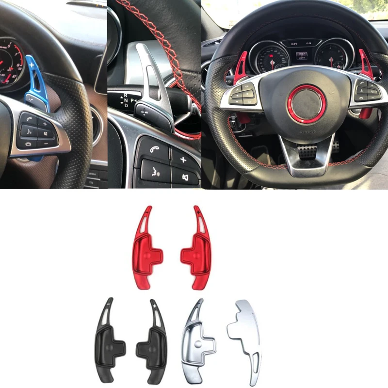 2 шт./партия, Автомобильное рулевое колесо, сдвиг, весло для benz C GLC GLE S CLA A B C E GLA W205 W212