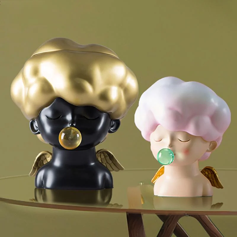 

Creative Character Garden Wedding Decoration Modern Living Room Minimalist Box Tissue Items For Home Accessories Angel