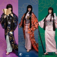 i8 c003 16 scale female moveable eyeball head sculpt kimono set japanese girl kimono suit set model for 12 inches body