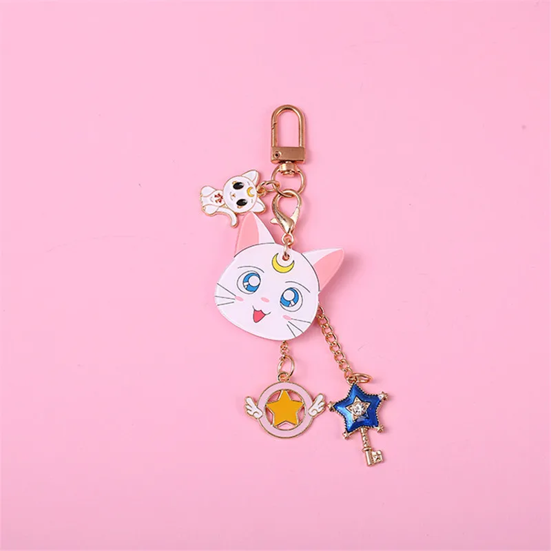 Сейлор брелок луна мультфильм кулон пара автомобильные аксессуары Подвеска на