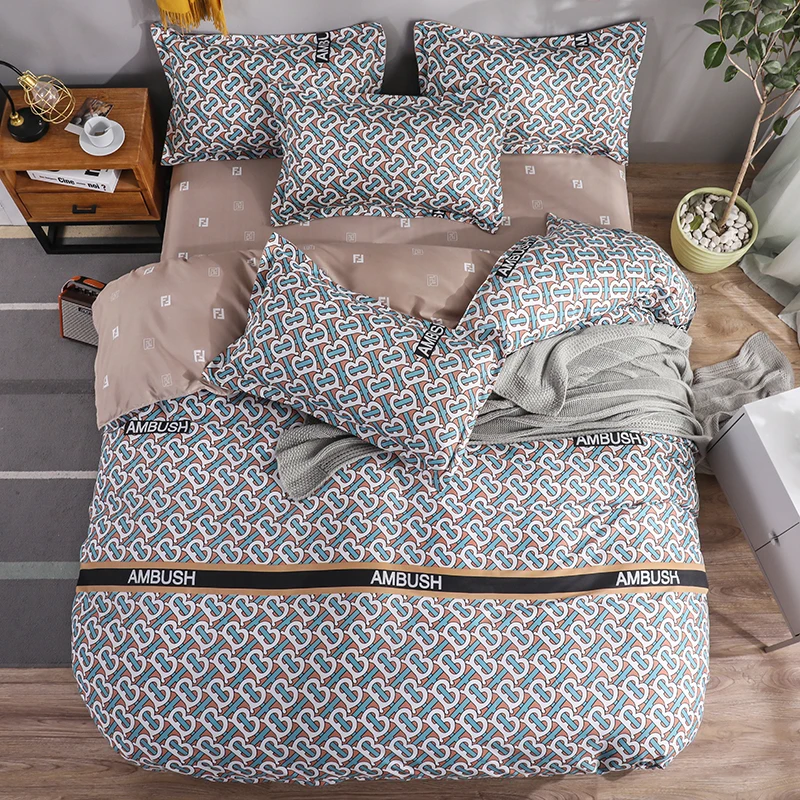 as picture BEST.WENSD высокое качество супер мягкие beddingsets большой белый постельное белье 220*240 см 200*230 см king 3/4 шт. комплекты постельного белья, Комплект постельного белья - Цвет: as picture