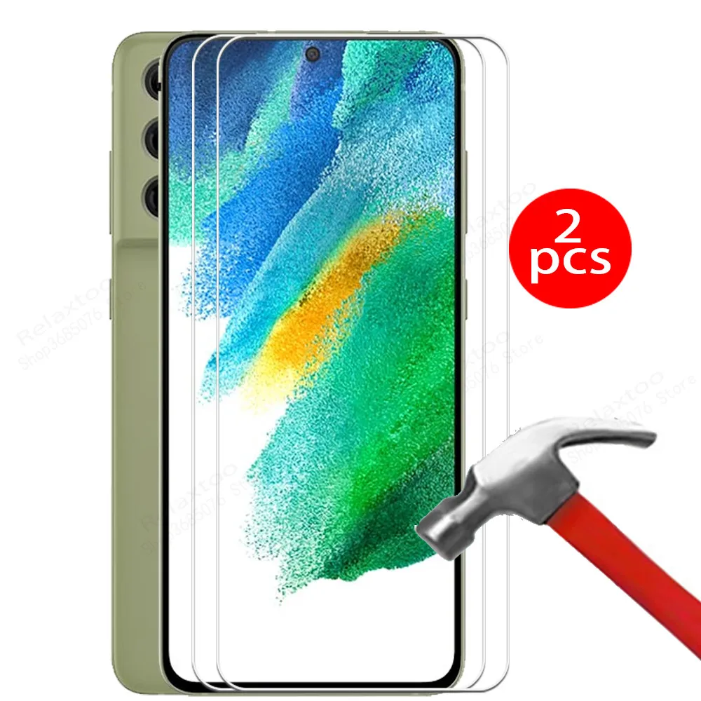 Защитное стекло для Samsung galaxy S21 FE S 21 21FE S21FE 5G, защитный чехол, 2 шт., закаленные очки galaxy S21 FE 2021 G990B, стекло