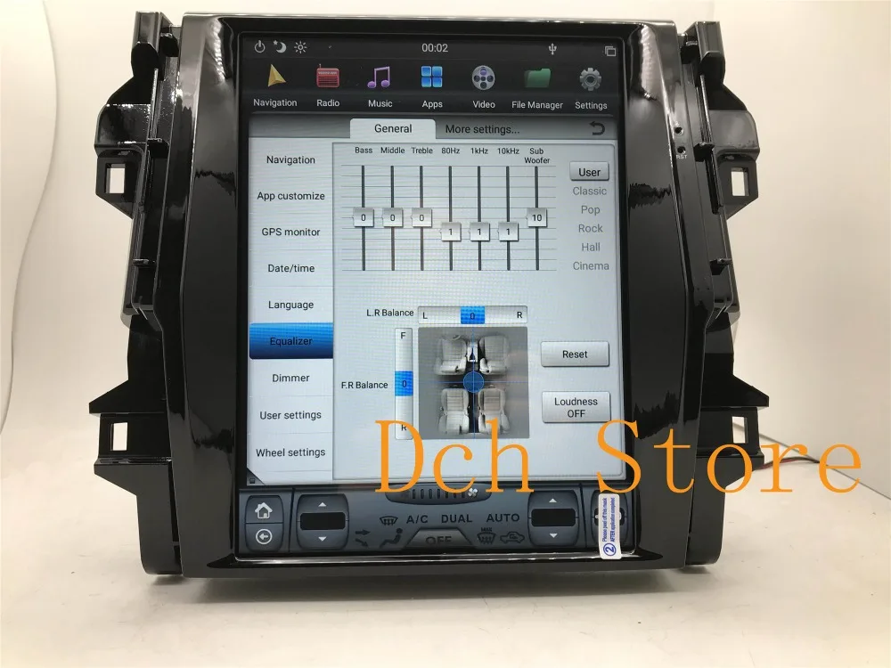 12,1 дюймов вертикальный tesla стиль Android 8,1 автомобильный dvd-плеер gps для Toyota Fortuner для авто AC px6 carplay