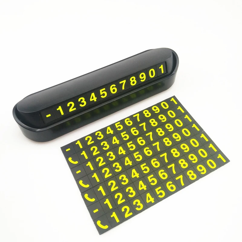 Car shape temporary parking card phone number auto parts for Kia Rio K2 K3 K5 K4 Cerato Soul Forte Sportage R SORENTO | Автомобили и