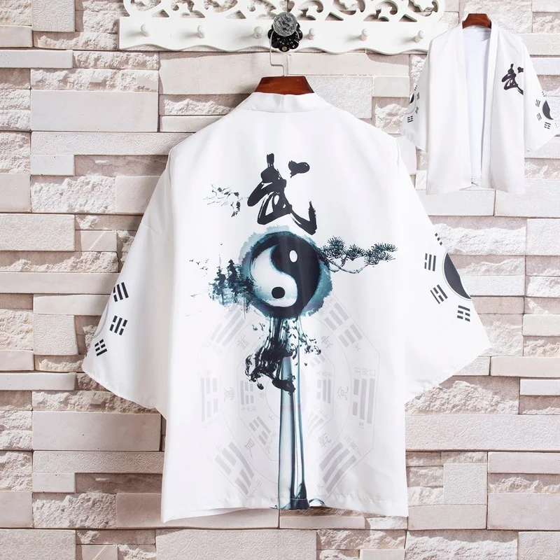 Кимоно мужское традиционное в японском стиле юката рубашка Китайский магазин