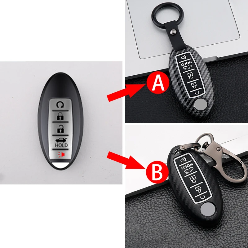 Силиконовый чехол из углеродного волокна для ключа от машины Nissan патруль Y62 Rouge