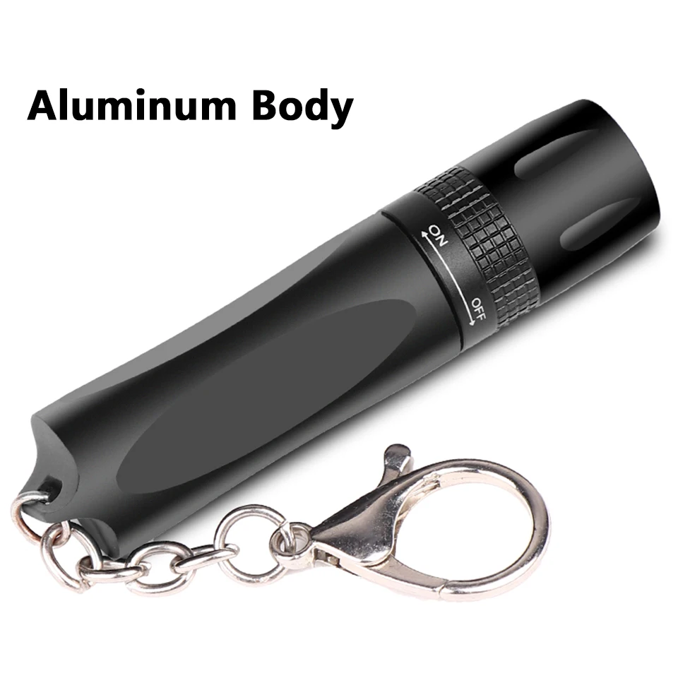 XM-L T6 Mini Super Bright LED Flashlight Водонепроницаемый фонарик из алюминиевого сплава AA или 14500